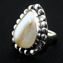 Natural Botswana Agate Pear Gemstone Handmade Ring Gift For Jewelry Size 5.5 - $6.79