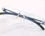 Lightweight ~ Translucent ~ Plastic ~ Reading Glasses ~ +4.00 ~ BLACK Te... - $14.03