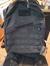 Highland Tactical Ballistic Molle Webbing Hydration Black Backpack - £59.77 GBP