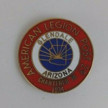 Vintage American Legion Post 29 Glendale Arizona 1&quot; Lapel Hat Pin - £4.18 GBP