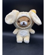 San-X Rilakkuma Bunny Plush Full Zip Look Costume Toy Sanrio Rabbit - $59.39