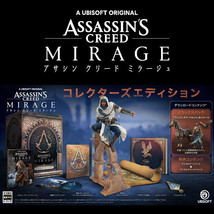 Assassin&#39;s Creed Mirage Collector&#39;s Ed pack art book soundtrack basim figure P1e - £231.85 GBP+