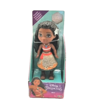 2023 Disney MINI PRINCESS Moana 3.25” Figure Doll Poseable Ages 3+ Glitter Skirt - £8.00 GBP