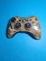 Halo 4 Xbox 360 Wireless Controller Camo Camouflage AN-XBOX360 Microsoft Works - £23.52 GBP
