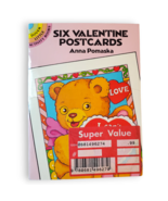 Six Valentine Postcards Book by Anna Pomaska - Dover 1990 Vintage Unused... - $85.53 MXN
