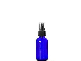 Perfume Studio 2 Oz. Cobalt Blue Glass Spray Bottles. (4 Units, Black Fi... - $12.99