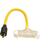 Coleman Cable 90848802 Generator Power Cord Adapter, 12/3 Splitter 3-way - €26,94 EUR