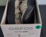 Oofos Oomg Low Slip On Shoes Mens 8 Black Grey Comfort Recovery Walking ... - $70.11