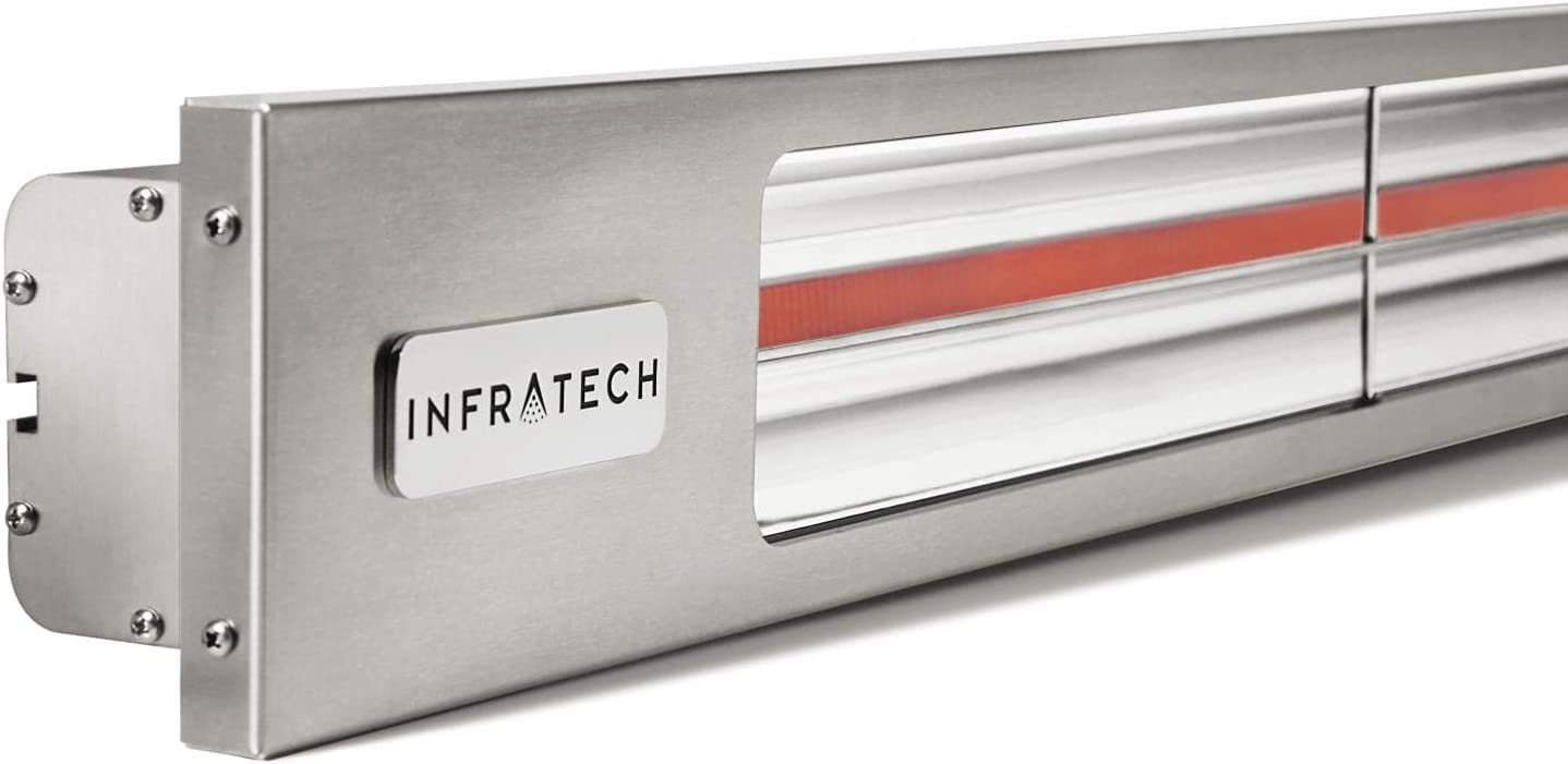 Infratech Sl1612Sv Slim Line - Single Element 1,600 Watt Patio Heater, Voltage: - $839.99