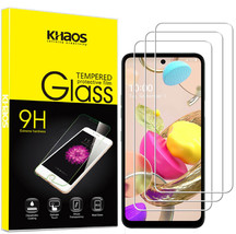 3X For Lg K42 / Lg K52 Q52 / Lg K62 Hd Tempered Glass Screen Protector - £16.77 GBP