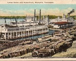 LeVee Scene and Waterfront Memphis TN Postcard PC577 - $4.99