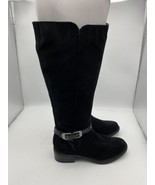 Clarks Leather Boots Cushioned Monica Soul Black Mid Women’s Size 8M Buc... - $88.90 CAD