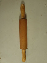 Vintage Small Wood Rolling Pin 14.5 inches Cute Children - $12.99