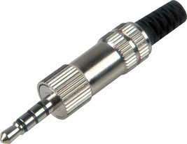 Connectronics - 3.5 mm TRRS 4 Conductor All Metal Audio and Video Plug - $9.95