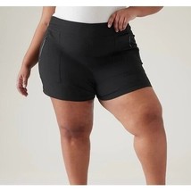 Athleta 530626 Trekkie North Short Black Shorts Women&#39;s Plus Size 26 NWT $59 - £15.65 GBP