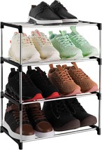 For Entryways, Hallways, And Closets, Xerhnan 4-Tier Stackable Small Sho... - £19.39 GBP