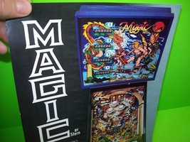 MAGIC Pinball Flyer Original 1979 Flipper Game Promo Retro Artwork Vintage - £18.12 GBP