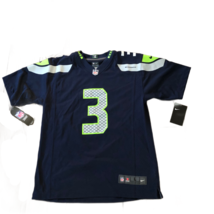 NWT New #3 Russell Wilson Nike Seattle Seahawks Kids M 5/6 Game Football Jersey - £18.56 GBP