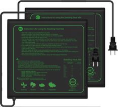 Flexible Seedling Heat Mat Duo - Waterproof 20" x 20.75" for Easy Plant ... - $49.45