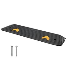 VEVOR Upgraded Rubber Threshold Ramp, 1&quot; Rise Wheelchair Ramp Doorway, N... - $48.89