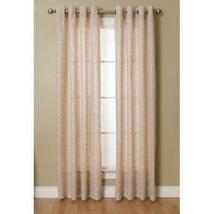 Miller Curtains Home Kailey Botanical Grommet Single Curtain Panel,95 Panel/Gold - £26.50 GBP