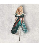 Barbie Hallmark Christmas Holiday Stocking Hanger 1996 Green Sparkle  VTG - $17.72 CAD