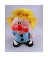 Vintage Porcelain Lugenes Enesco Gift Card Fuzzy Hair Boy 4.5&quot; Figurine ... - €14,41 EUR