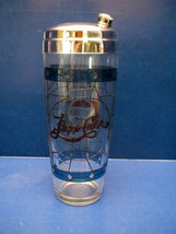 Vintage PEPSI COLA Stained Glass Tiffany Style Cocktail Shaker - £50.59 GBP