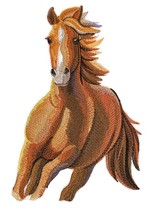 Beyond Vision Custom Horse [Run Wild Stallion ] Embroidered Iron on/Sew ... - £15.47 GBP