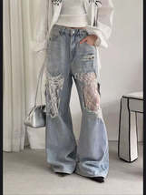 Cocoa Yacht Club Lace Jeans - $50.30