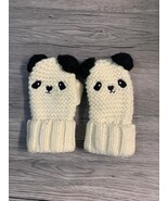 Knitted Mittens Womens  White & Black - €10,19 EUR Knitted Mittens Womens  White & Black - €10,19 EUR