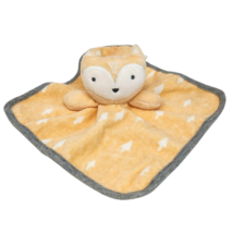 Cloud Island Orange + Grey Fox W/ Trees Security Blanket Stuffed Animal Plush - £29.03 GBP