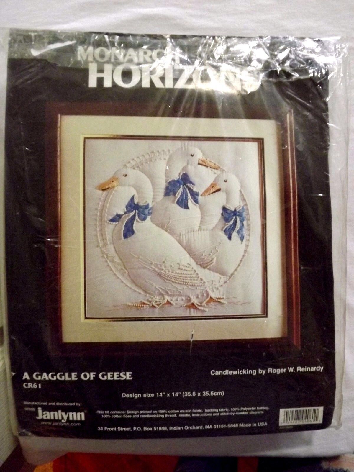 Monarch Horizons-A Gaggle of Geese Candlewicking Kit #CR61 NEW-Opened package  - $15.83