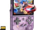 Purple Rg35Xx Handheld Game Console Retro Games Consoles With 3.5 Inch Ips - $83.99