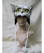 Owl Hoodie Hat Wise Snow Bird Crop Decoy Native American Indian Chief He... - $357.18 MXN