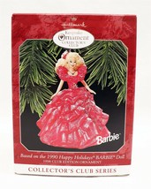 VINTAGE 1998 Hallmark Keepsake Christmas Ornament Barbie Club Edition 90 Holiday - £23.60 GBP