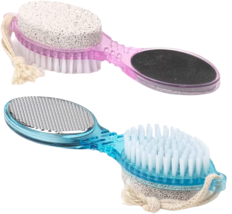 2 pack Pedicure Paddle Kit 4 in 1 Tool with Pumice Stone for Feet Hand Toe Nail - £7.11 GBP