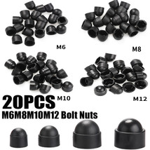 20Pcs M4 M5 M6 M8 M10 M12 Bolt Nut Dome Protection Caps Covers Exposed Hexa - £14.11 GBP