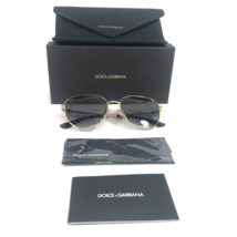 Dolce &amp; Gabbana Sonnenbrille Dg2293 02/8g Gold Butterfly Mit Grau Gradient Linse - £111.17 GBP