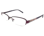 Converse Eyeglasses Frames DISARRAY PURPLE Rectangular Half Rim 51-18-135 - $37.14