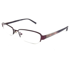 Converse Eyeglasses Frames DISARRAY PURPLE Rectangular Half Rim 51-18-135 - $37.14