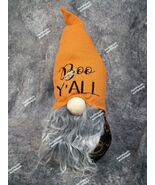 Cute Halloween Themed Decor Plush Gnome &quot;Boo Y&#39;all&quot; Fall Bean Bag Decora... - $270.51 MXN
