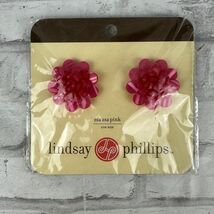 Lindsay Phillips Interchangeable Snaps Zsa Zsa Pink Shoe Charms One Size... - $9.23