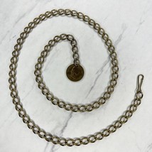 Gold Tone George Washington Coin Chain Link Belt Size Small S - £12.39 GBP