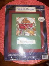 Treasured Thoughts Cross Stitch Kit Trust In The Lord With All Your Heart NEW - £15.02 GBP