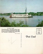 Ohio(OH) Cincinnati Mississippi Queen Paddle Wheel Steamer Vintage Postcard - £7.51 GBP