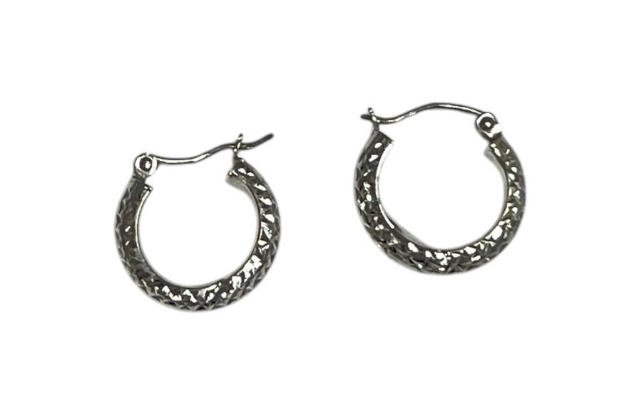 Women&#39;s Earrings 14kt White Gold 457406 - $129.00