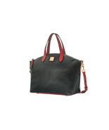NEW Dooney &amp; Bourke Black Pebble Grain Leather - $2,888.37 MXN