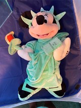 Disney Store Minnie Mouse Statue of Liberty Plush Large 21&quot; Stuffed Anim... - $23.03