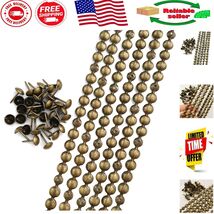 Elegant 9.5mm Upholstery Decorative Strips - 10M Nailhead Tacks for Furn... - $737.21 MXN